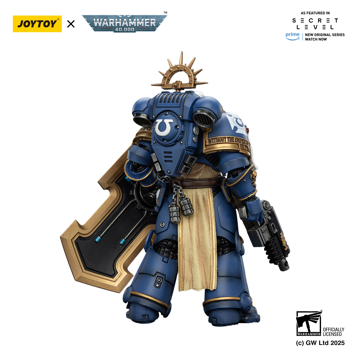 Ultramarines Levantus with Power Sword, Stormshield and Bolt Pistol - view 14